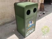 海洋公園UV打印不銹鋼垃圾桶定制藝術與環保智慧